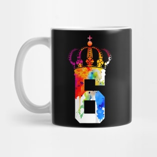 Kids Queen 6 Years King 6Th Birthday Mug